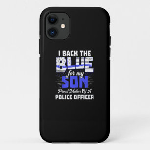 Ich lebe Blue My Son Ts Women Thin Line Mama Gesch Case-Mate iPhone Hülle