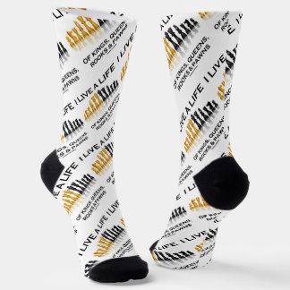 Ich lebe ein Leben von Königen, Königinnen, Rochen Socken