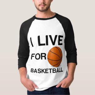 ICH LEBE FÜR BASKETBALL T-Shirt