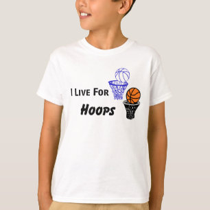 Ich lebe für Hoops Boys T-Shirt