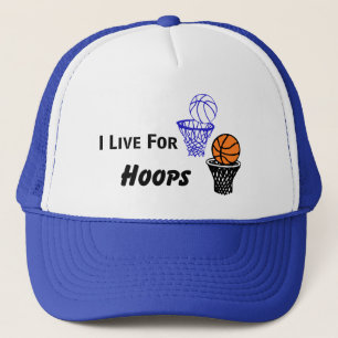 Ich lebe für Hoops Hut/Kappe Truckerkappe