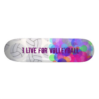 ICH LEBE FÜR VOLLEYBALL SKATEBOARD