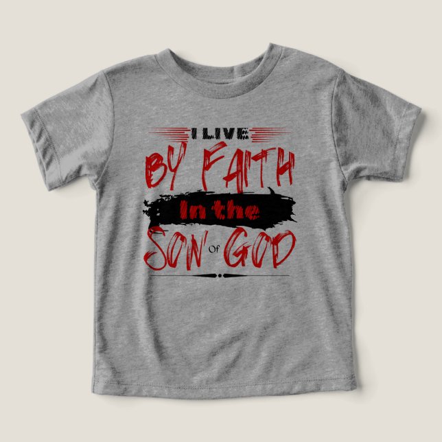 Ich lebe im Glauben - Heiliger Geist Christus für  (Design Vorderseite)
