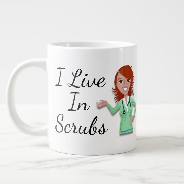Ich lebe in der Tasse Scrubs (Links)