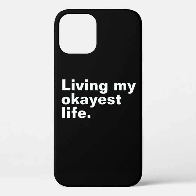 Ich lebe mein ganzes Leben. Case-Mate iPhone Hülle (Rückseite)