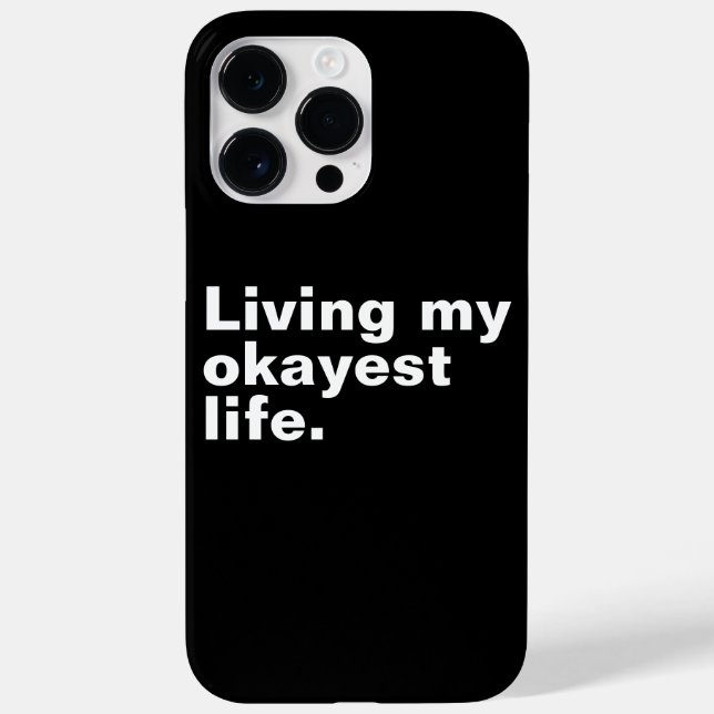 Ich lebe mein ganzes Leben. Case-Mate iPhone Hülle (Rückseite)