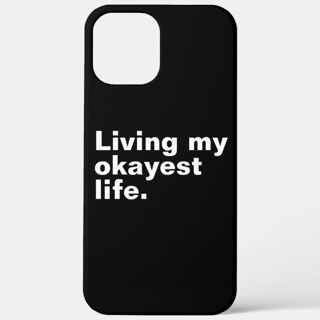 Ich lebe mein ganzes Leben. Case-Mate iPhone Hülle (Rückseite)