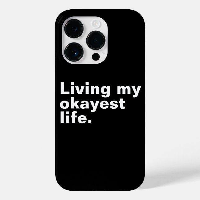 Ich lebe mein ganzes Leben. Case-Mate iPhone Hülle (Rückseite)