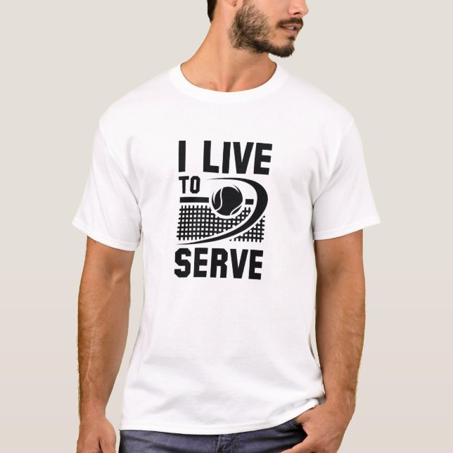 Ich lebe, um zu dienen T-Shirt (Vorderseite)