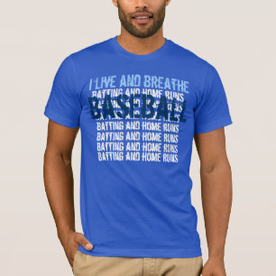 Ich lebe und atme BASEBALL G200 T-Shirt