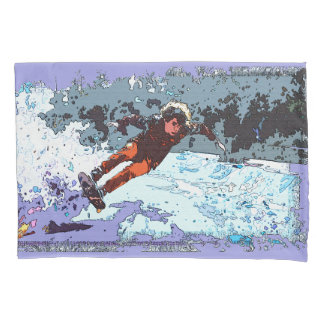 Ich lebe zu rennen - Skateboard Racing Pillowcase Kissenbezug
