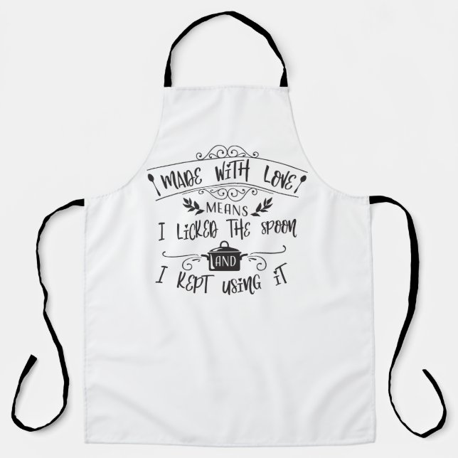 Ich leckte den Löffel Schürze (Vorderseite)