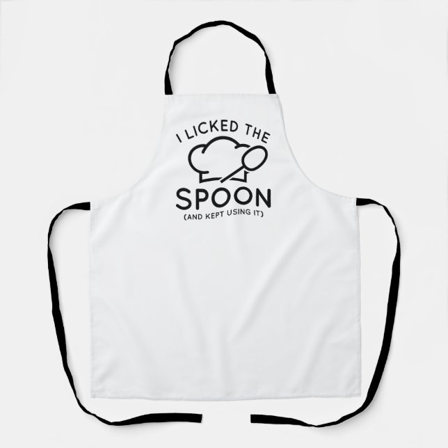 Ich leckte den Löffel und Behielt damit Schürze (Vorderseite)