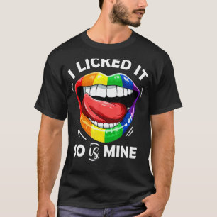 Ich leckte es, also war es mein Gay Pride Longbt M T-Shirt