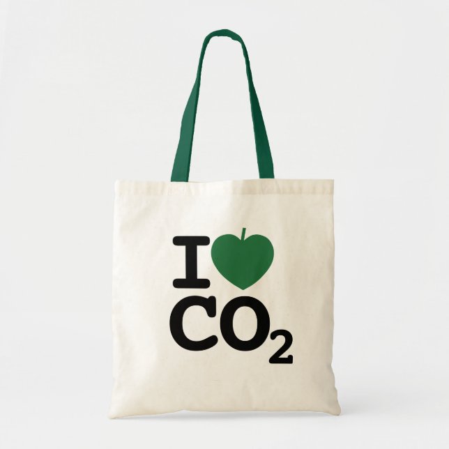 Ich leere CO2 - I Liebe Kohlendioxid Tragetasche (Vorne)