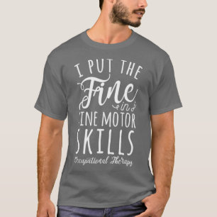 Ich lege die Strafe in gute Motorfertigkeiten T-Shirt