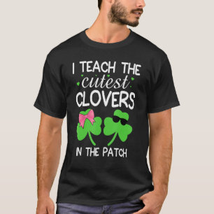 Ich lehre den Niedlichen C am Patch St Patricks Da T-Shirt
