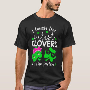 Ich lehre den Niedlichen C am Patch St Patricks Da T-Shirt
