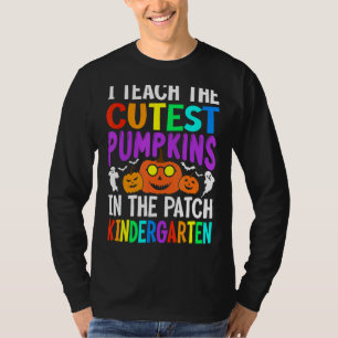 Ich lehre die Niedlichsten Kürbis in die Patchkgar T-Shirt