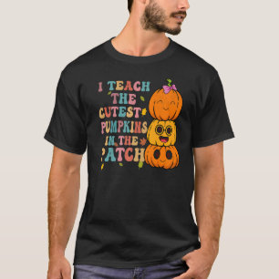 Ich lehre die Niedlichsten Kürbis in die Pflastere T-Shirt