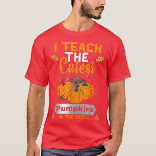 Ich lehre die Niedlichsten Kürbis in die Pflasterk T-Shirt