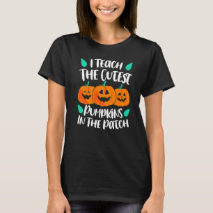 Ich lehre die Niedlichsten Pumpkins im Patch Niedl T-Shirt