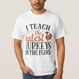 Ich lehre die Niedlichsten Truthühner in der Flock T-Shirt