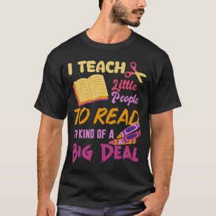 Ich lehre Leute, große Bücher zu lesen T-Shirt