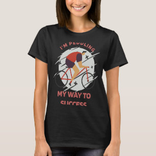 Ich lehre meinen Weg, Retro-Fahrrad zu schaffen T-Shirt