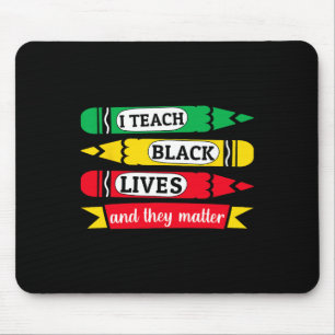 Ich lehre schwarze Leben und sie Probleme bis zum Mousepad