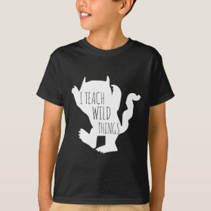 Ich lehre wilde Dinge Monster Spaß Halloween-Gesch T-Shirt