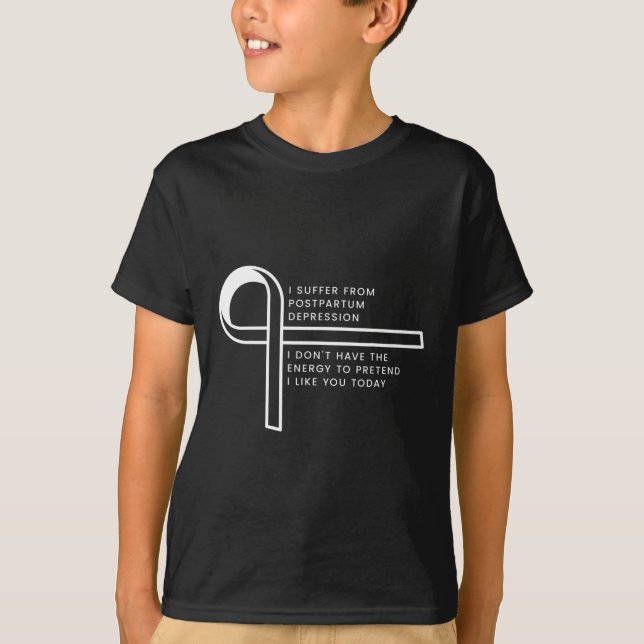 Ich leide an posttraumatischer Stressstörung T-Shirt (Vorderseite)