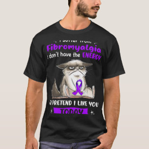 Ich leide unter fibromyalgischer Aufklärungskatze T-Shirt