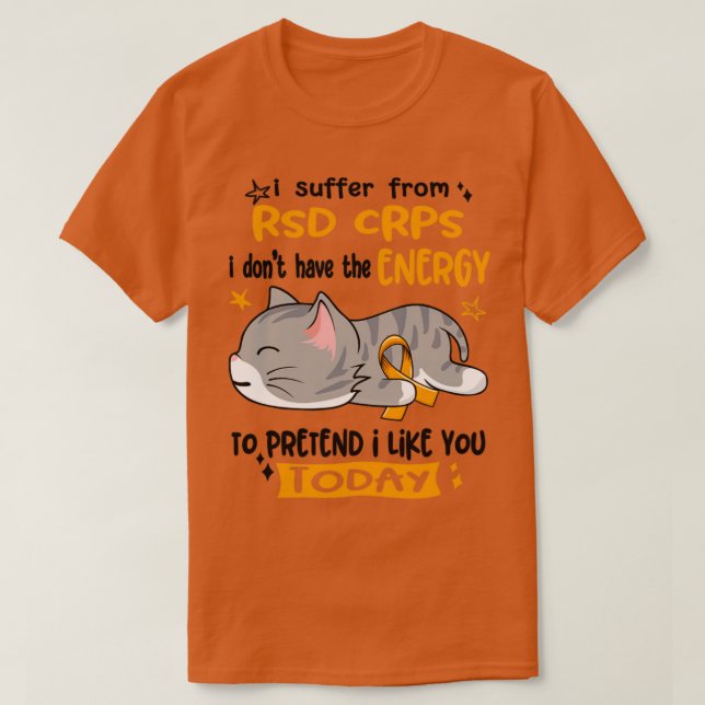 Ich leide unter RSD-CRPS und habe nicht die Energi T-Shirt (Design vorne)