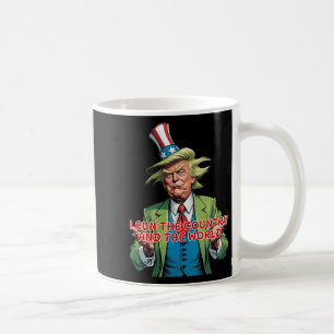 Ich leite das Land und die Welt ist ein lustiger T Kaffeetasse