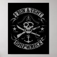 Ich leite ein straffes Schiffswrack Lustige Pirate