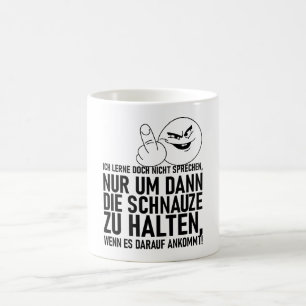 ICH LERNE DOCH NICHT SPRECHEN KAFFEETASSE