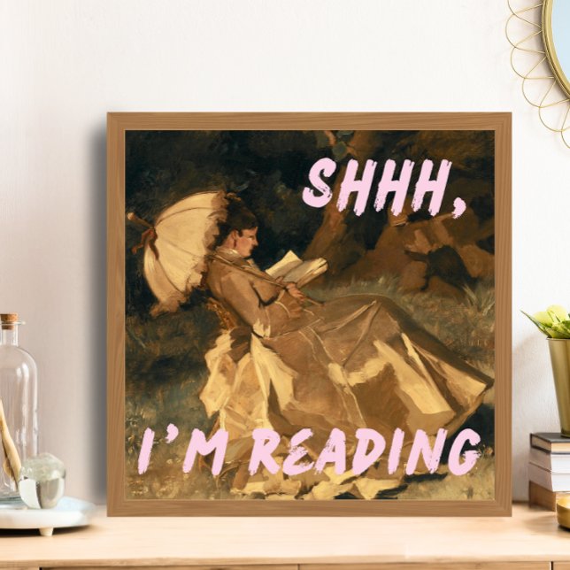 Ich lese Altered Art, Maximalist Bookish Poster (Von Creator hochgeladen)