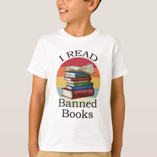 Ich lese Banned Books Librarian Bookworter Book Re T-Shirt
