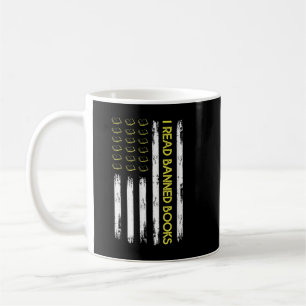 Ich lese Banned Books Retail USA Flag Librari lese Kaffeetasse