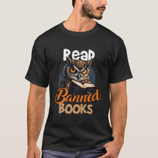 Ich lese Bookworm Wo mit den verbannten Büchern T-Shirt