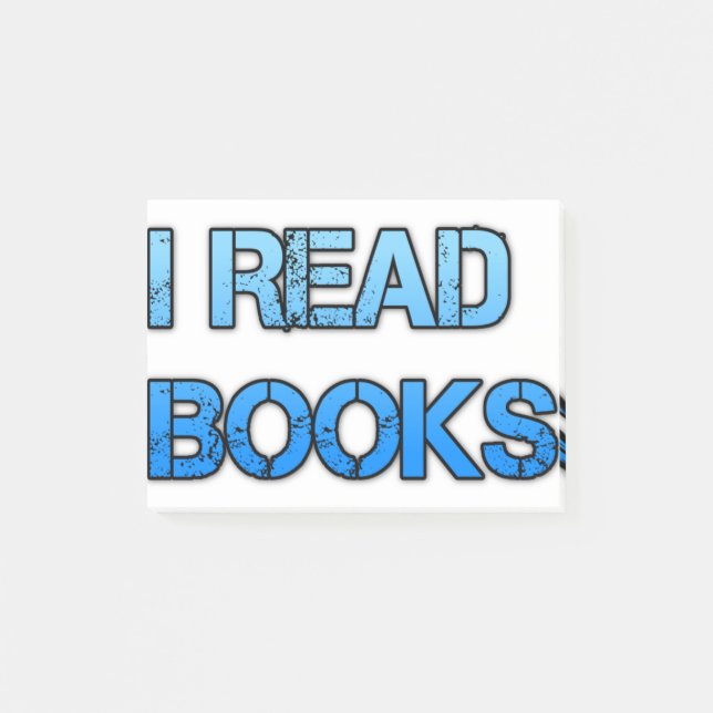 Ich lese Bücher Post-it Klebezettel (Vorderseite)