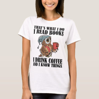 Ich lese Bücher, wenn ich Kaffee trinke T-Shirt