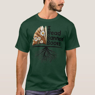 Ich lese Bücherverbote Bücher über Bücherwurm Buch T-Shirt
