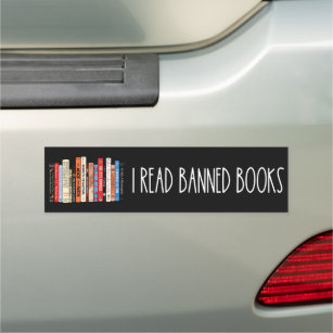 Ich lese Bumper Magnet "Banned Books"