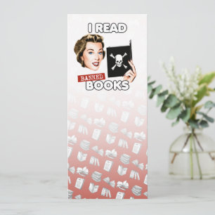 Ich lese das Lesezeichen "Banned Books" Save The Date