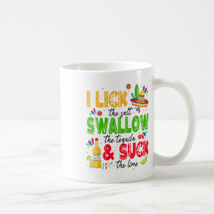 Ich lese das Salz schlucken Tequila Cinco De Mayo Kaffeetasse