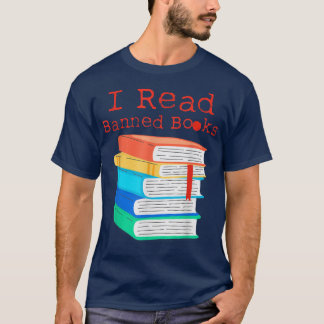 Ich lese das Wochenbuch "Verbotene Bücher" über Bi T-Shirt