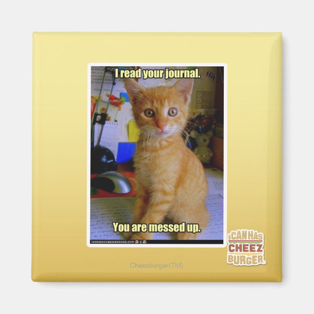 Ich lese deine Zeitschrift Magnet (Vorne)