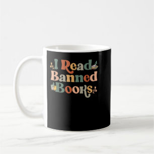 Ich lese den bibliothekarischen Reader "Banned Boo Kaffeetasse